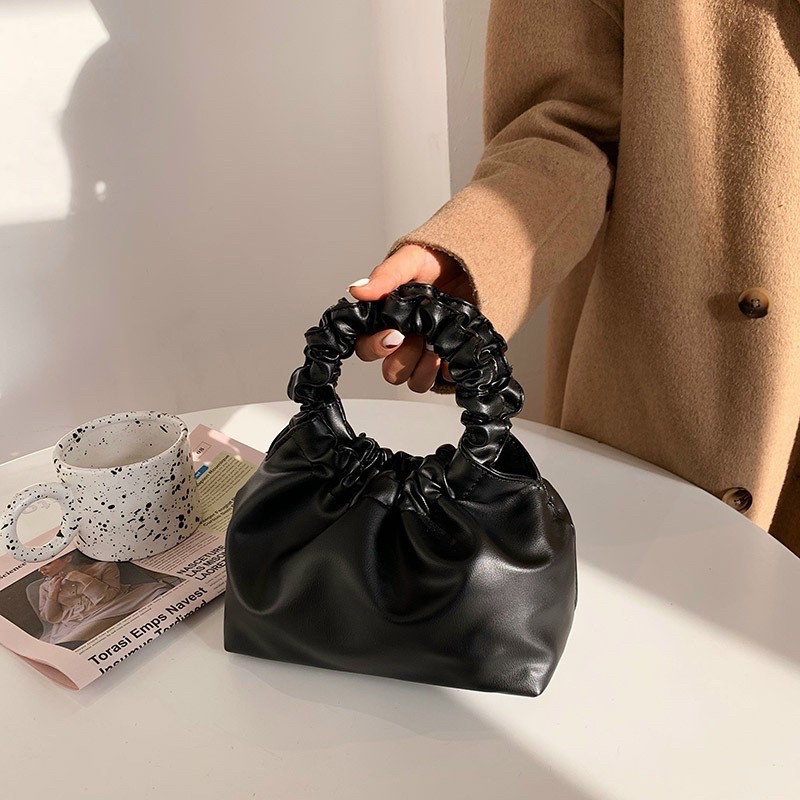 Túi Cầm Tay Quai Dúm Kèm Dây Đeo Chéo