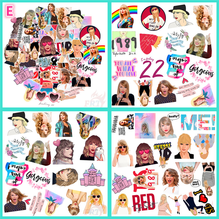 ❉ Taylor Swift - Popular &amp; Country Music Singer Stickers ❉ 1Set Superstar DIY Fashion Decals Doodle Stickers