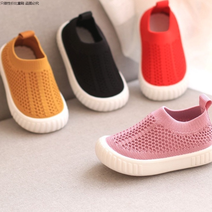 Giày lười cổ chun cho bé trai, bé gái đế mềm, êm chân