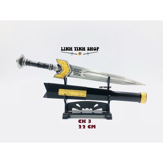 Móc khóa mô hình kiếm hán cổ trung hoa