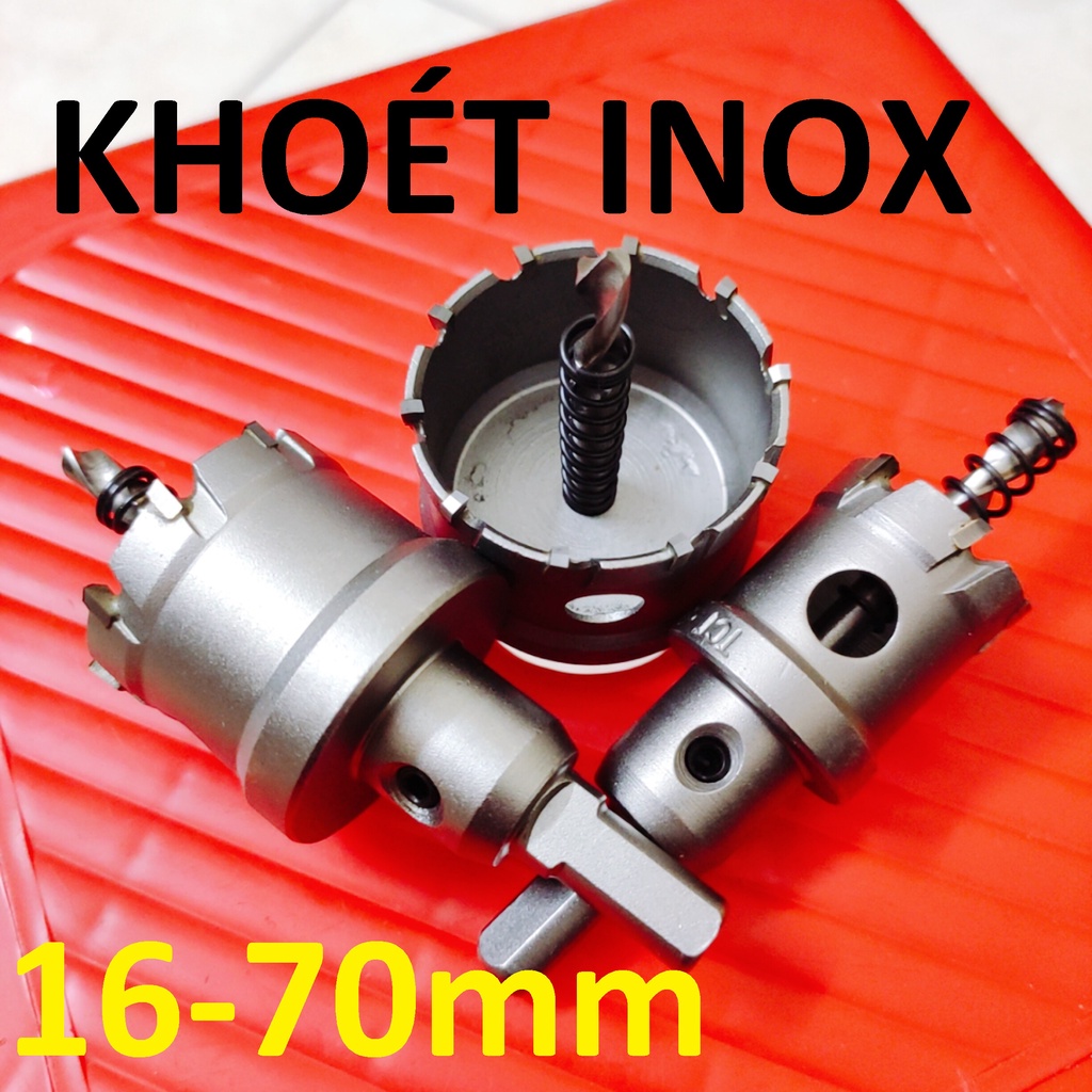 Mũi khoét lỗ sắt, inox cao cấp 16-70mm, công nghệ Đức