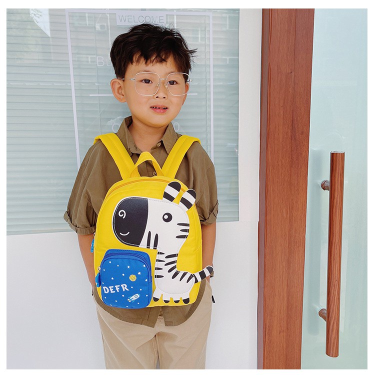 Balo bé đi mẫu giáo có in hình động vật đáng yêu