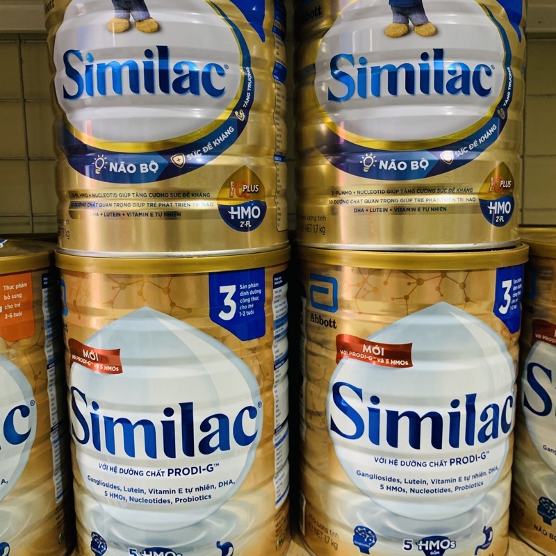 Sữa bột Abbott Similac 3 và 4 1.7KG