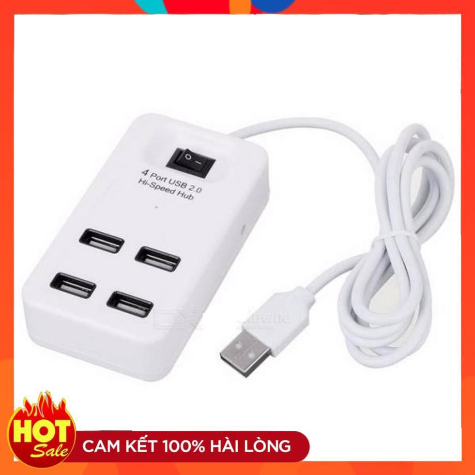 [Chính Hãng] Hub Usb 4 cổng tốc độ 1T tốc độ đường truyền cao (màu ngẫu nhiên )- Có công tắc bật tắt