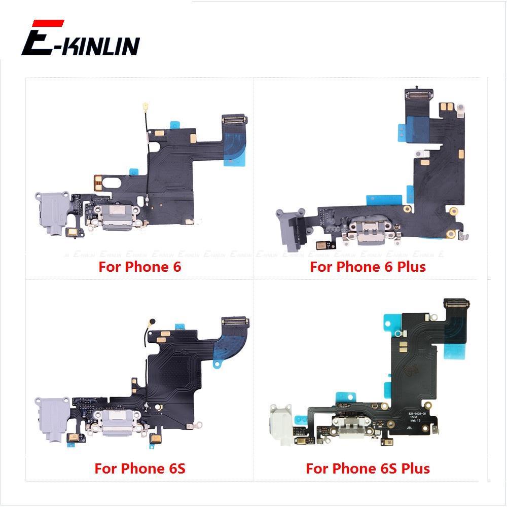 Cổng Sạc usb Kèm Dây Cáp Dẻo Cho ip 6 6s 7 8 plus
