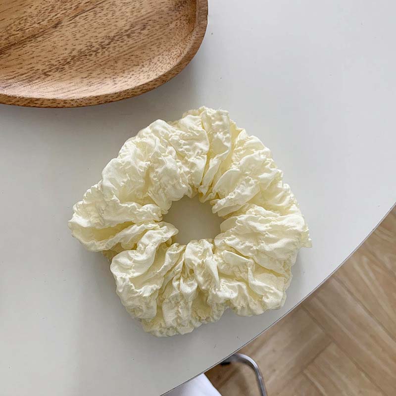 Dây Cột Tóc Co Giãn Làm Thủ Công Phong Cách Hàn Quốc Đơn Giản