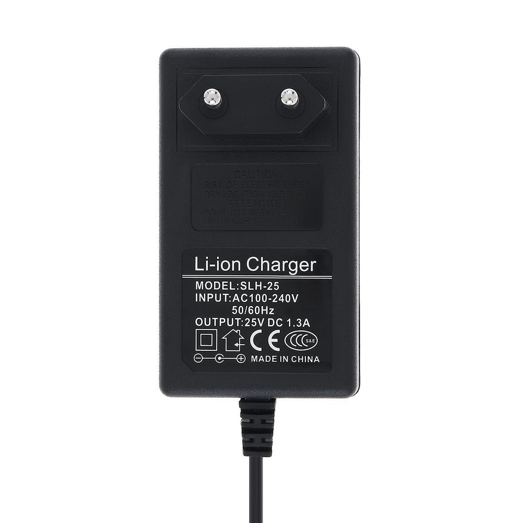 Bộ Sạc Pin Li-ion 100-240V DC 25V Đa Năng