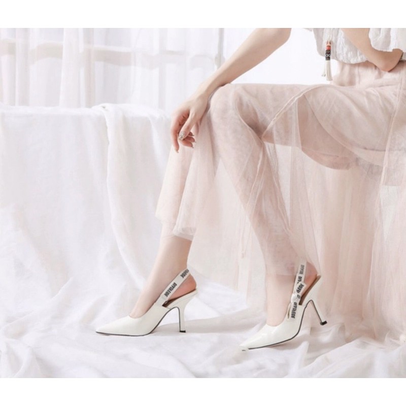 Sandal cao gót bóng hàng cao cấp fullbox hộp hoa