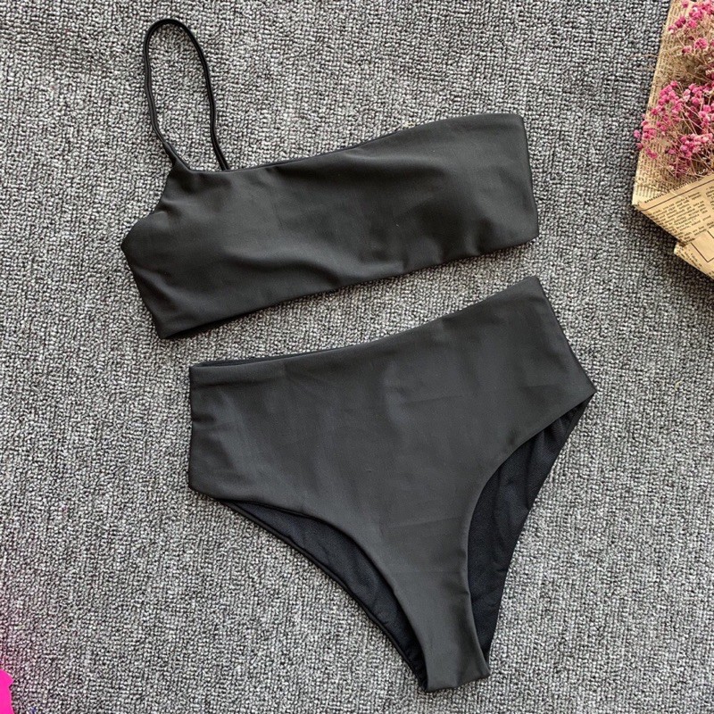 BIKINI CẠP CAO LỆCH VAI THỜI TRANG CÓ SẴN ĐỆM MÚT