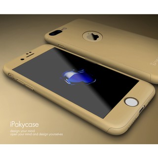 Ốp lưng iphone 8 plus chính hãng ipaky bảo vệ 360 độ + tặng kính cường lực 3d