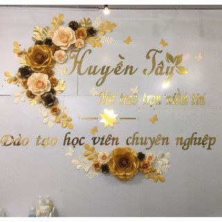 Chữ alu gương cắt theo mẫu bộ Như Nail