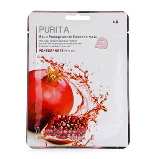 Mặt nạ giấy chiết xuất từ trái lựu - purita aqua pomegranate essence mask