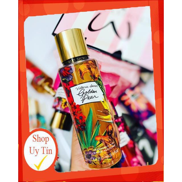 Xịt Thơm Body Mist Victoria’s Secret - GOLDEN PEAR (5ml-10ml-20ml) 🍭Hot🍭 | Thế Giới Skin Care