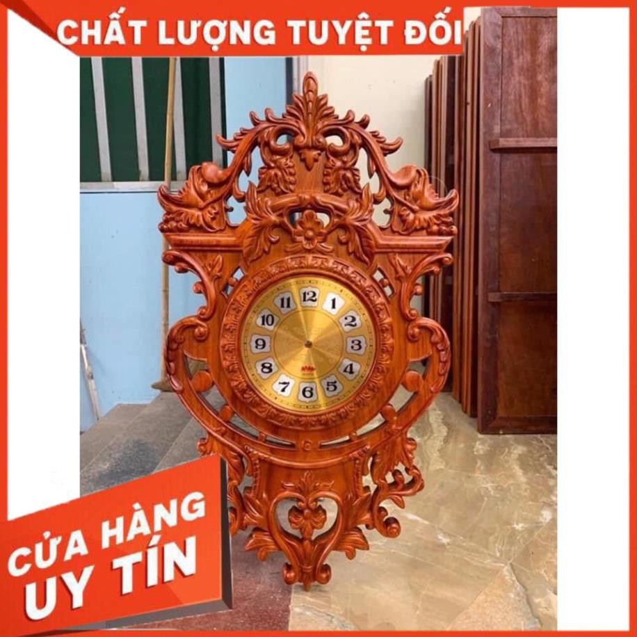 Đồng hồ Hoa Lan Tây [Hàng Loại 1 - Gỗ Hương Đỏ] cao cấp, sang trọng