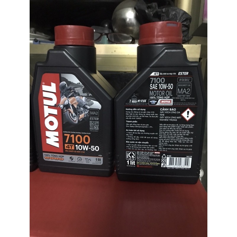 Dầu nhớt motul 7100 mẫu mới nhất 10w-50