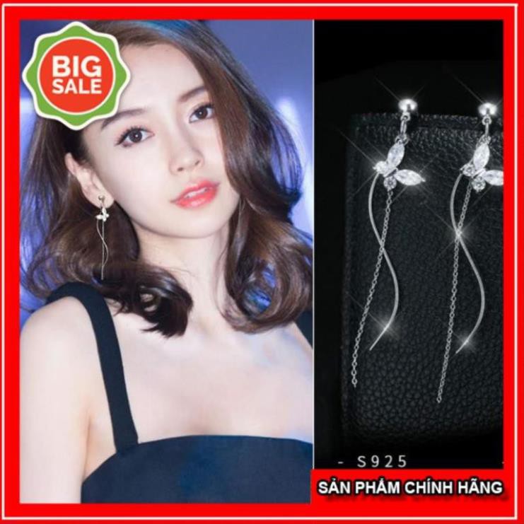 ( XẢ HÀNG - GIÁ SỐC ) (XẢ HÀNG) Khuyên Bạc Bông Tai tua rua phong cách Hàn Quốc cá tính (IB chọn mẫu)