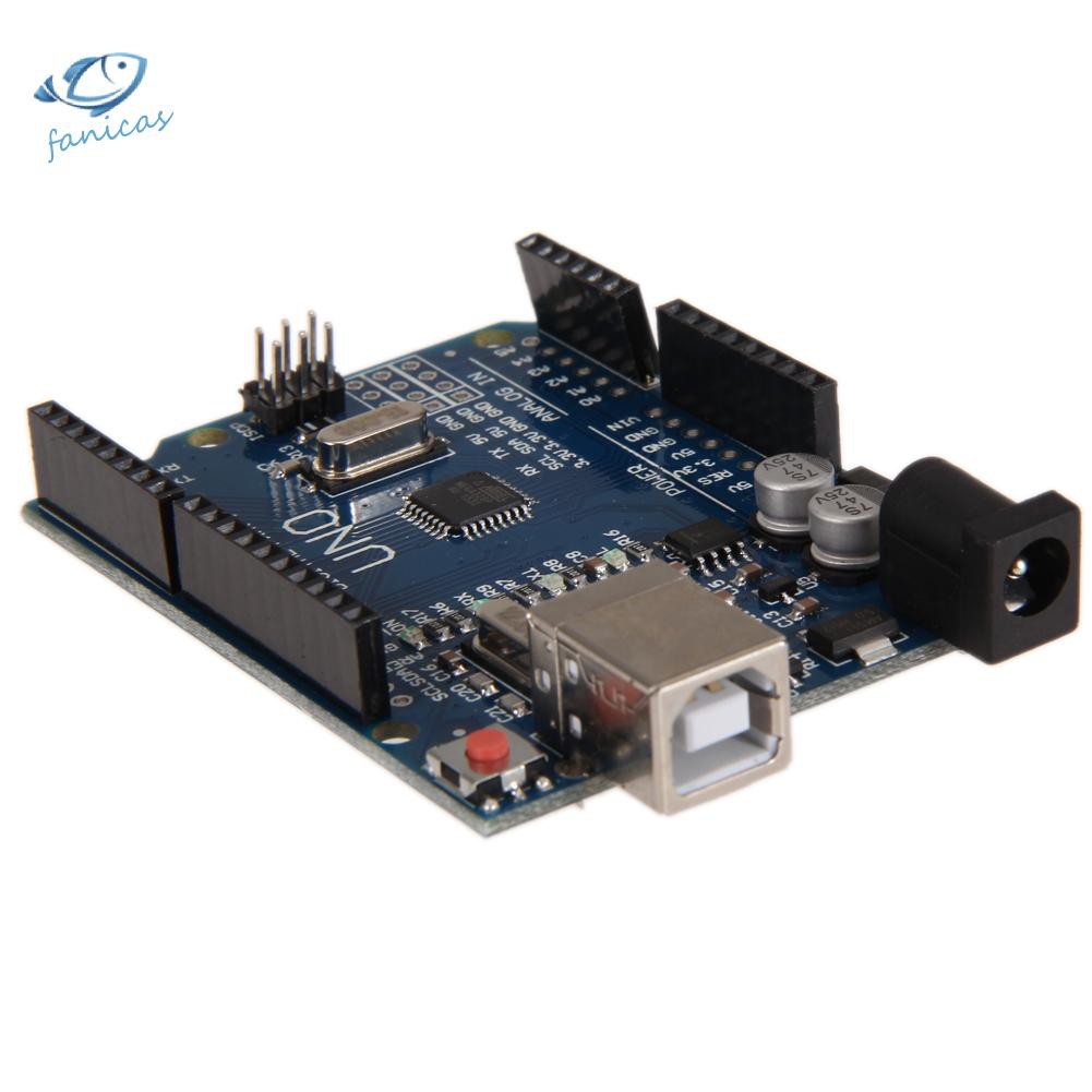 Bo Mạch Arduino Atmega328P Ch340G Uno R3 + Cáp Usb + Hộp Acrylic