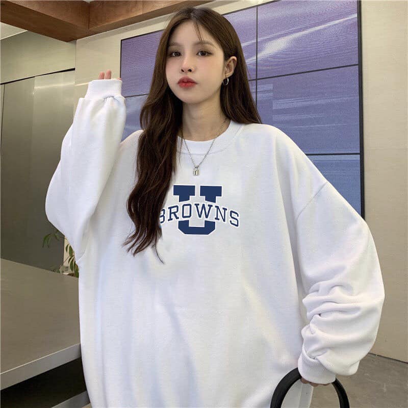 Áo Sweater Nữ Brown Nhiều Màu Chất Nỉ Dày Mịn Siêu Xinh Siêu Dễ Phối Đồ -Chuu House- CH0081