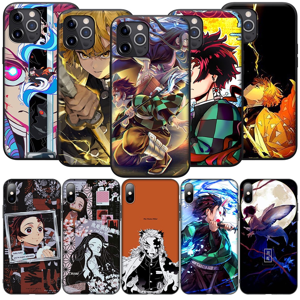 Ốp Điện Thoại Tpu Dẻo Họa Tiết Hoạt Hình Demon Slayer Tanjiro Cho Iphone 8 8 + 7 7 + 6s 6 6 + Plus 5 5s Gf22