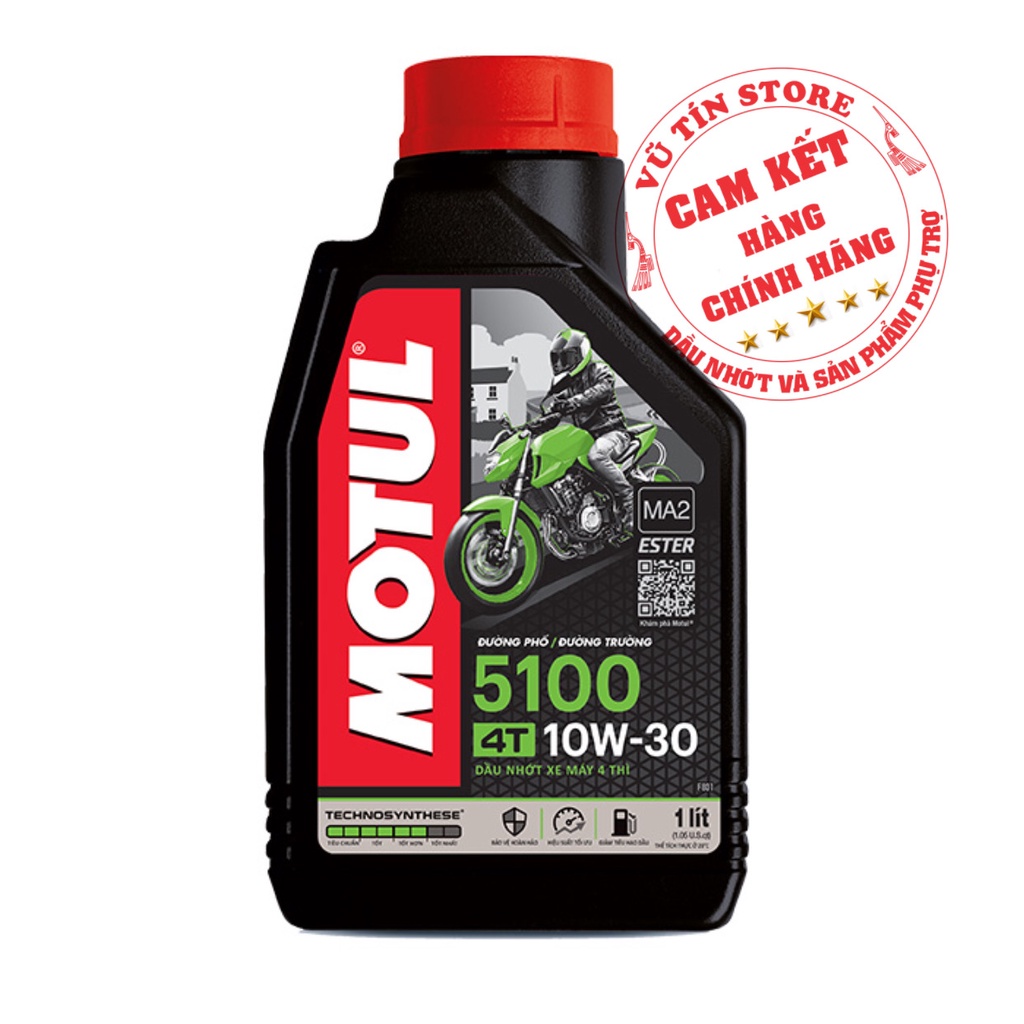 Dầu nhớt động cơ Motul 4T 5100 10W-30