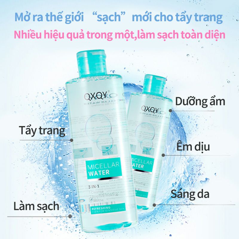 Nước Tẩy Trang khoáng QXQY 400ml sẵn