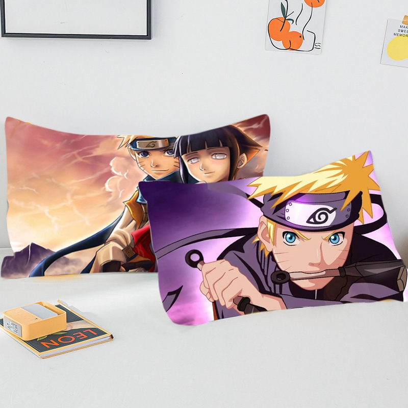 Vỏ Gối In Hình Hoạt Hình Naruto Kích Thước 50x30cm