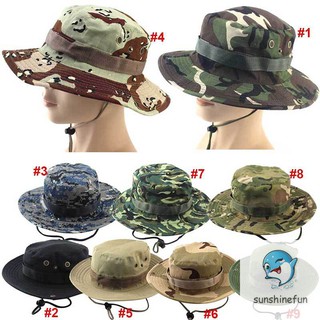 Nón câu cá phong cách quân đội