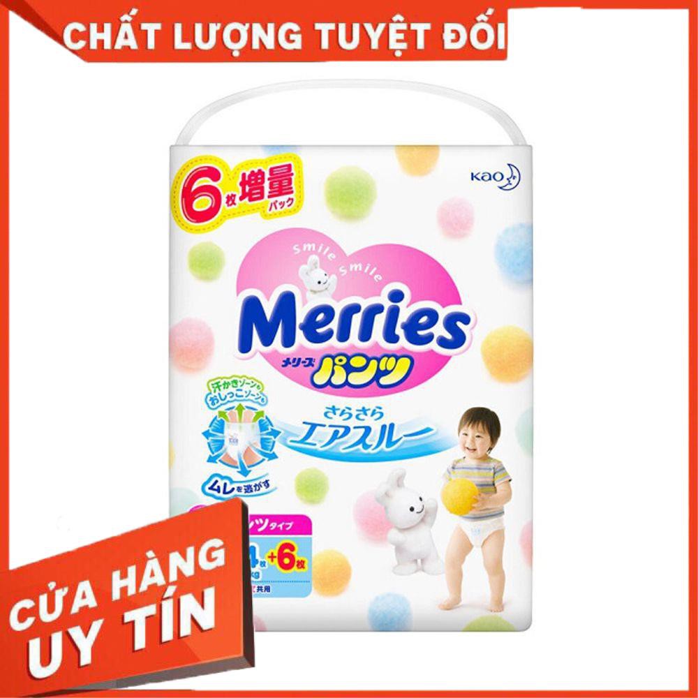  Tã Quần Meries cộng miếng Nội Địa Nhật Size L44 +6 Miếng (Dành Cho Bé Từ 9-14kg)