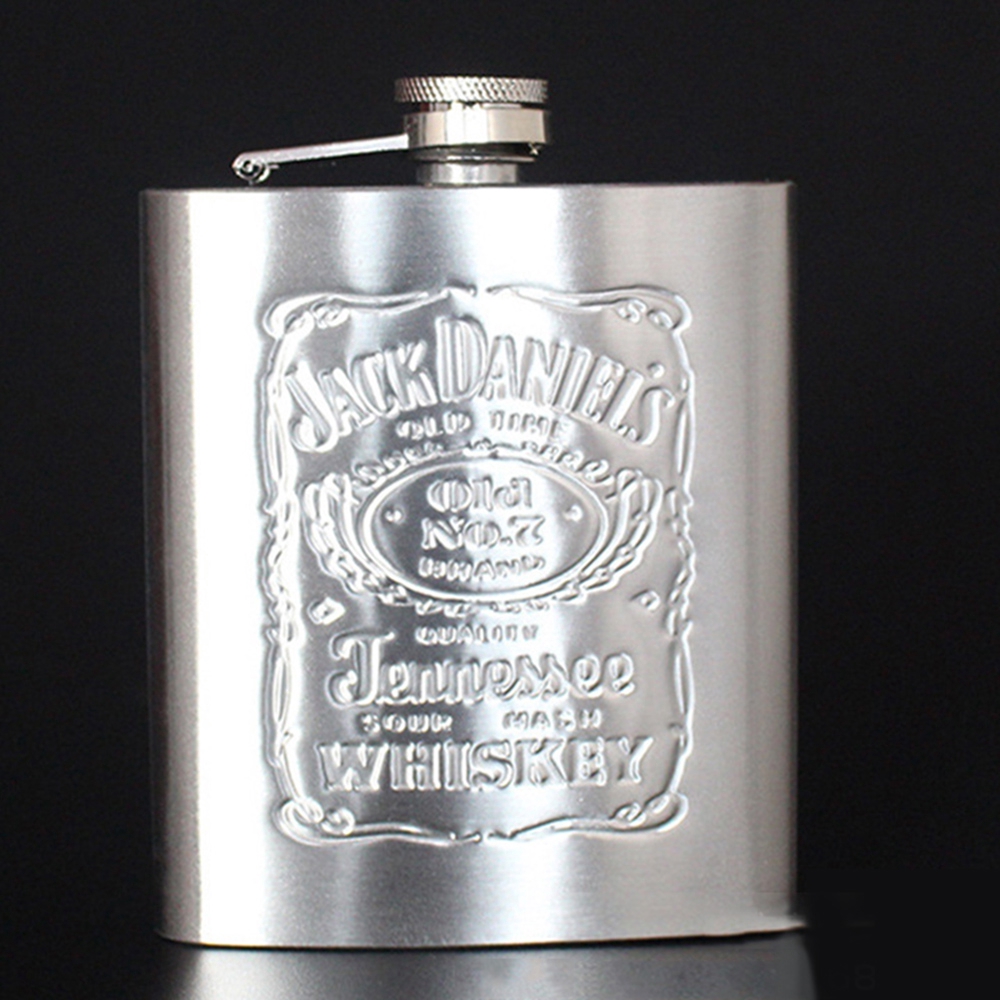 LANFY Russian Portable Alcohol Bottle Stainless Steel Wisky Hip Flask