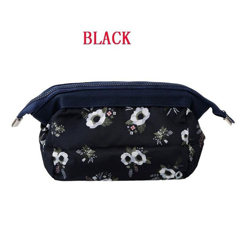 Túi Đựng Mỹ Phẩm Đa Năng Chống Thấm Nước Họa Tiết Chim Hồng Hạc Xinh Xắn