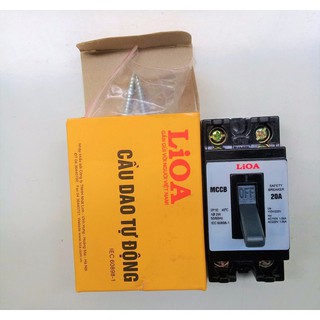 cb cóc lioa(tặng kèm hộp) (attomat) 20A,30A