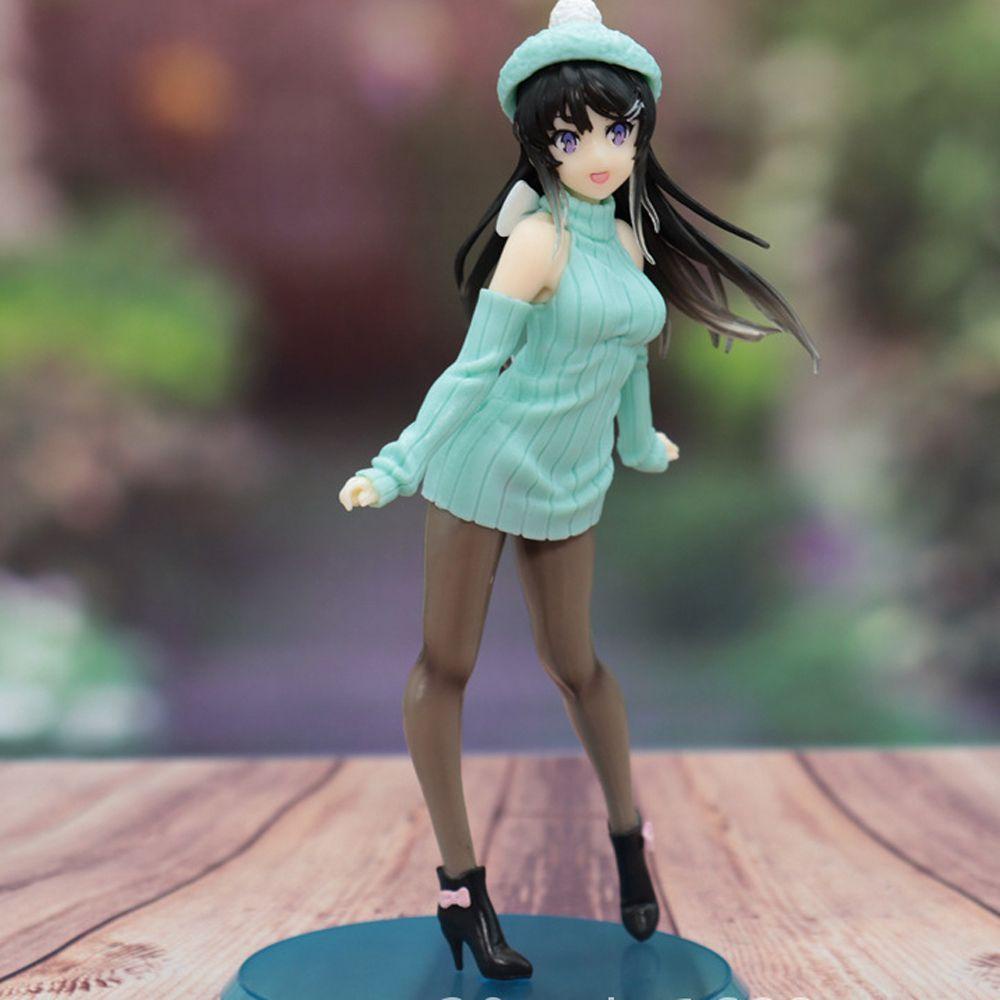 Mô Hình Nhân Vật Anime Sakurajima Mai Bằng PVC Cao 20cm