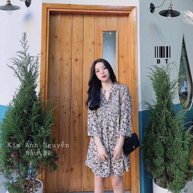 Váy hoa (clip ảnh thật)