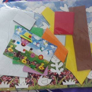 Tranh xé dán 3d ( A4 - A5 )