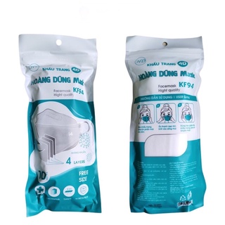 Khẩu Trang KF94 Hoàng Dũng Mask Gói 10cái 