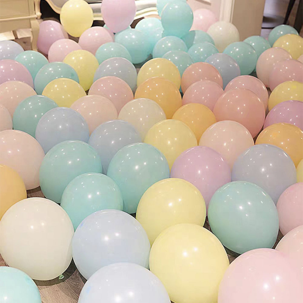 Set 10 Bong Bóng Tròn Chất Lượng Cao Nhiều Màu Sắc Độc Đáo Tươi Tắn