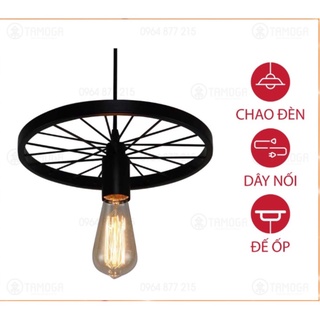 Đèn thả bàn ăn thả trần trang trí bánh xe DT 7089