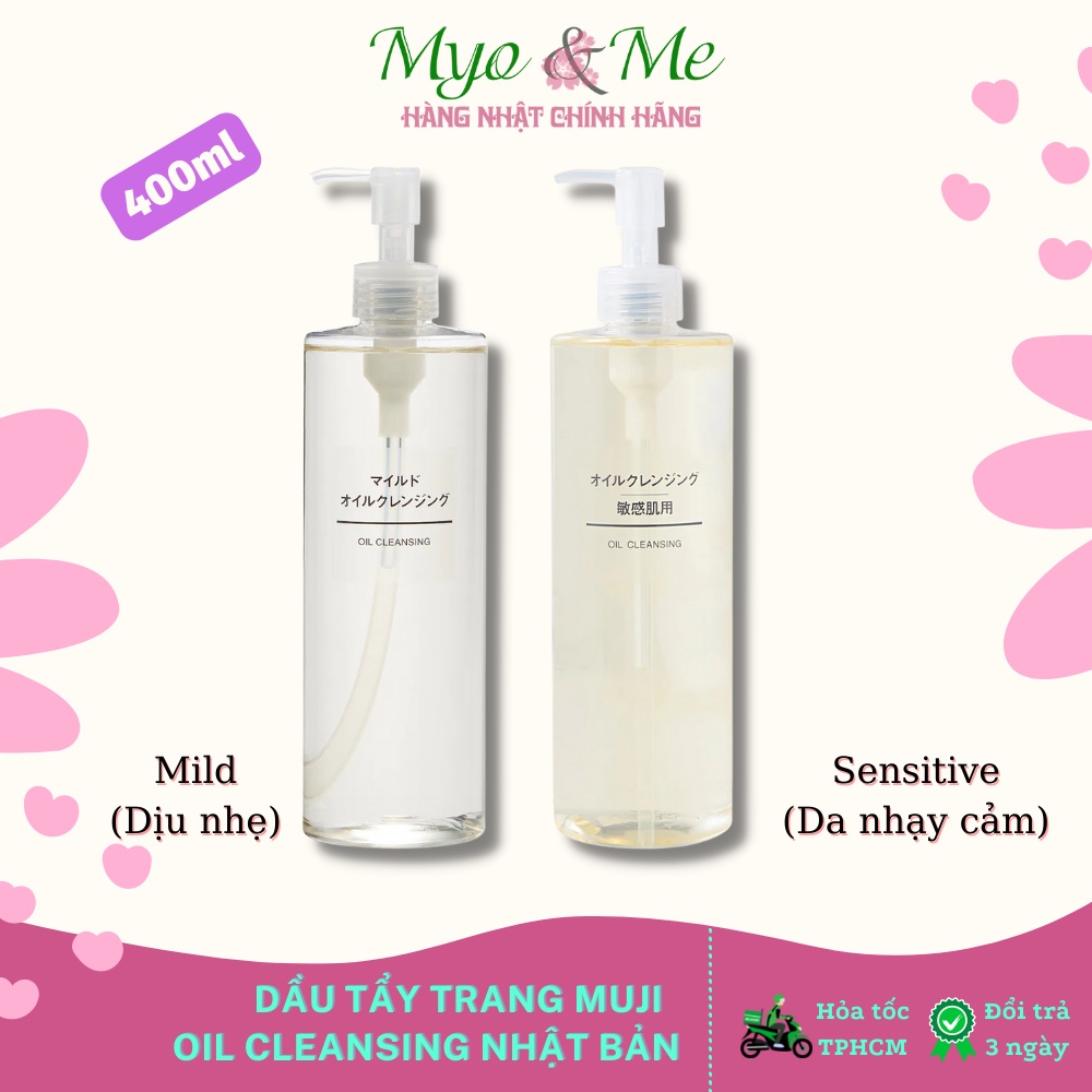 Dầu tẩy trang Muji Oil Cleansing Nhật Bản size lớn 400ml