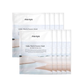 Set 10 mặt nạ sáng da Manyo Galac Niacin Essence Mask 30ml