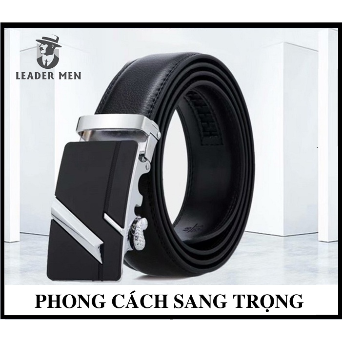 Dây Lưng Nam LMEN-10 Chất Liệu Da Cao Cấp Khóa Tự Động - Thắt Lưng Nam Thời Trang Kiểu Dáng Sang Trọng - LeaderMen
