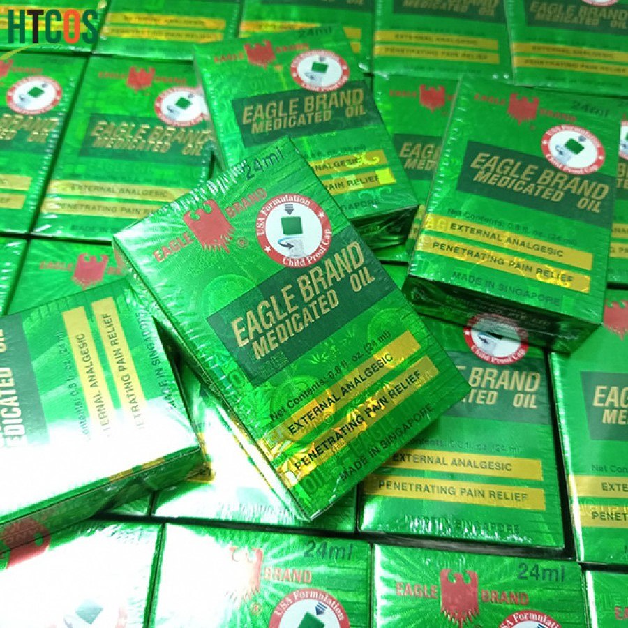 Dầu gió xanh Mỹ hiệu con ó Eagle Brand Medicated Oil