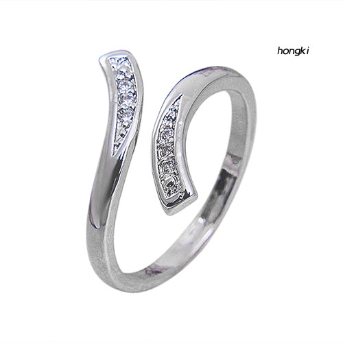 Nhẫn Mạ Bạc 925 Đính Đá Thời Trang Cho Nữ