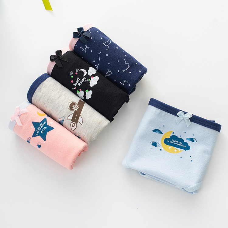 Set 5 quần lót cotton WEAR họa tiết cực đẹp | BigBuy360 - bigbuy360.vn