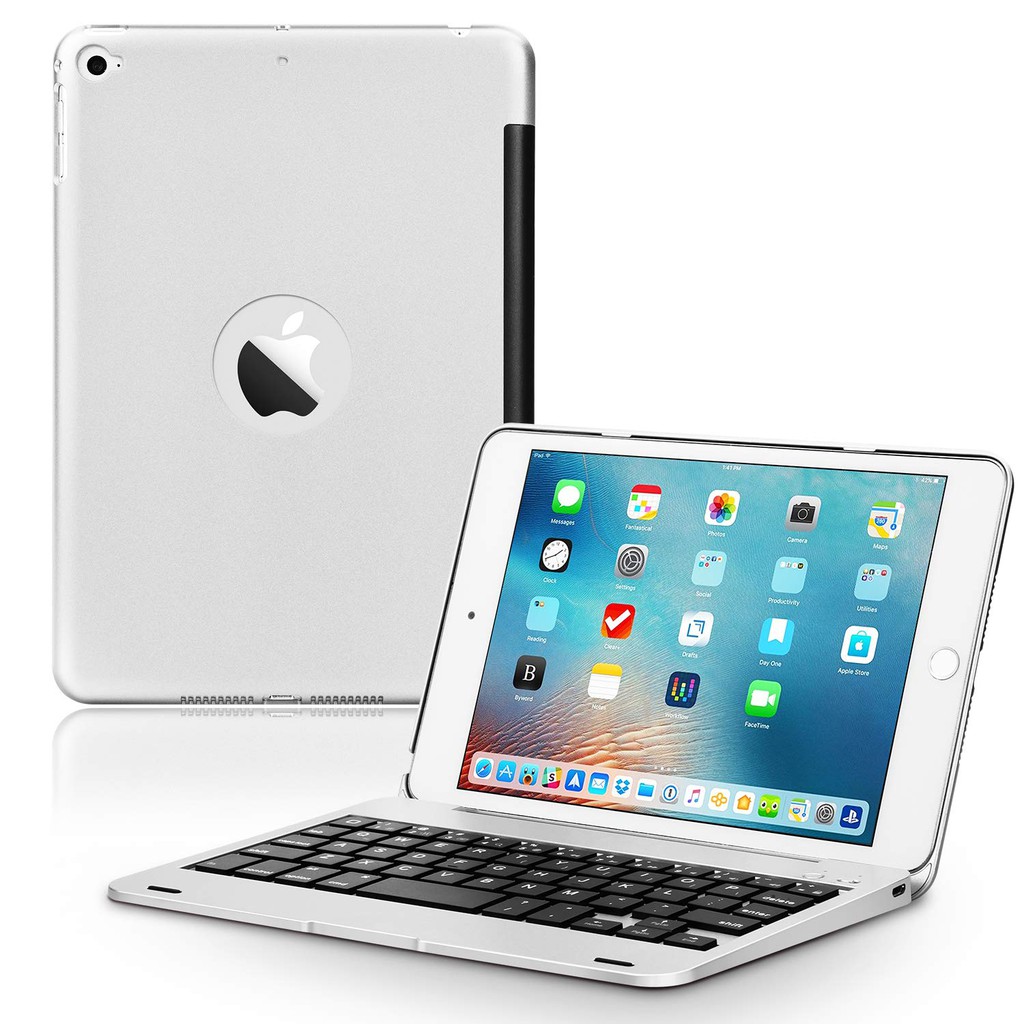 Bàn phím Bluetooth iPad Mini 4 nhập khẩu - F1+ Wireless Keyboard