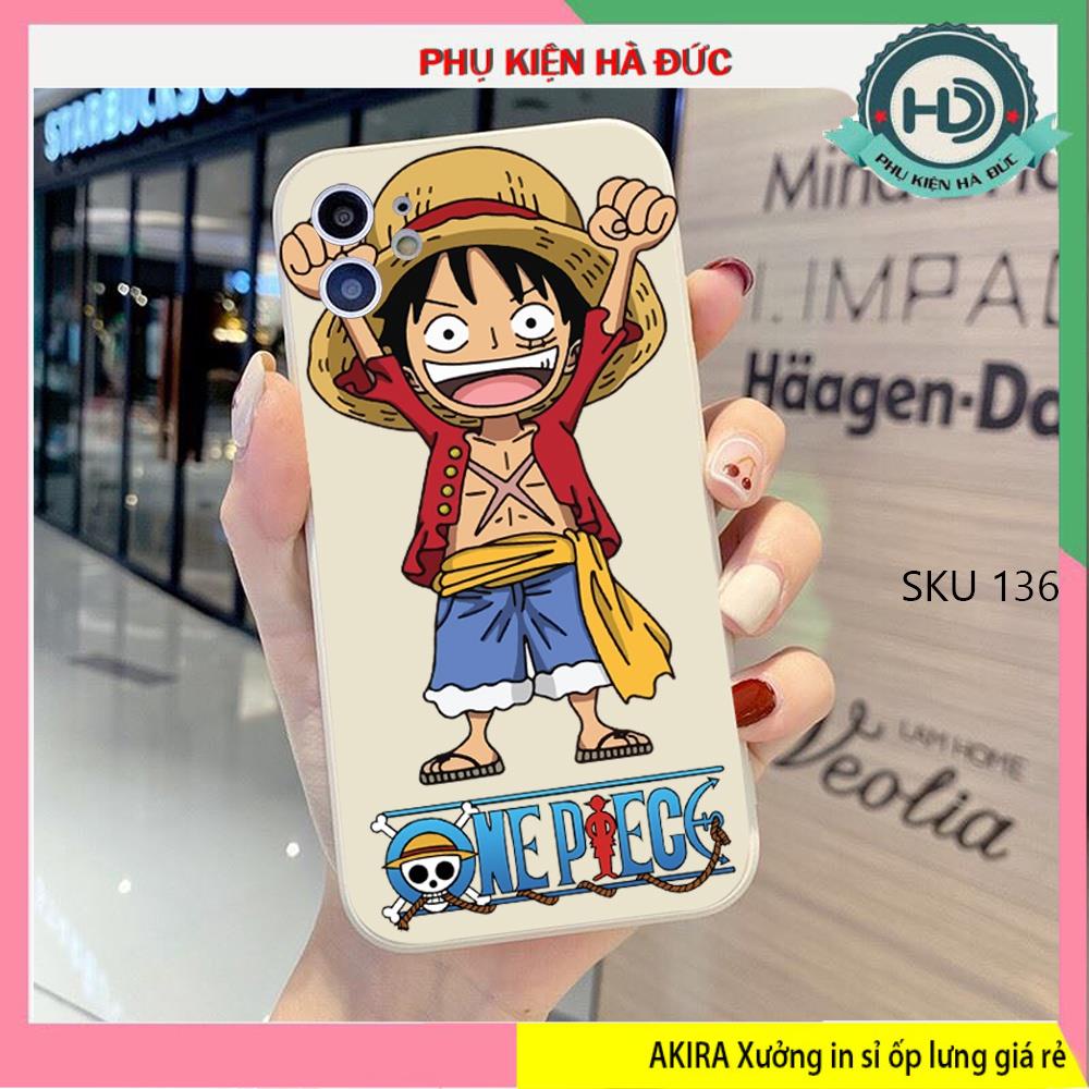 Ốp lưng iphone 14/14Pro/14Plus/14Promax Mã Luffy vuông cạnh bảo vệ camera xưởng ốp Akira