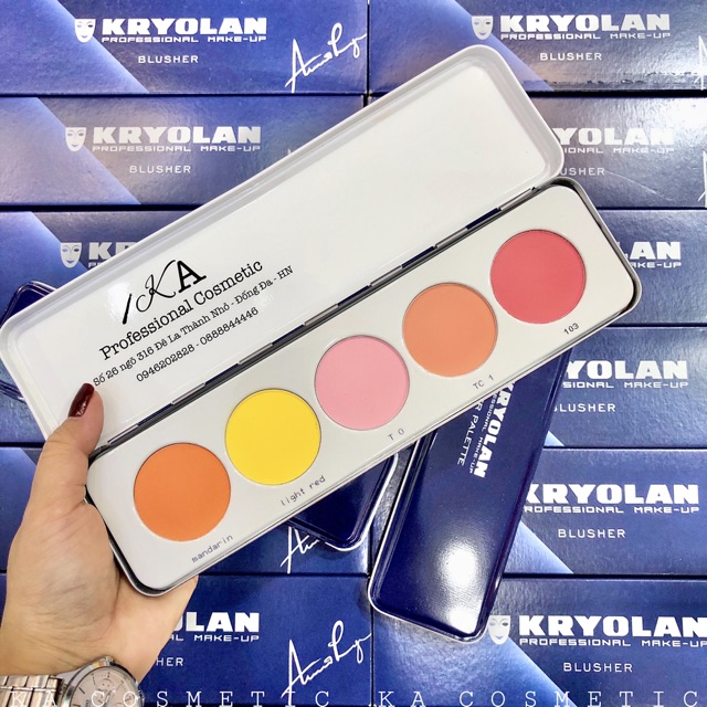 Bảng Má Hồng Kryolan 5 ô (Hàng Chính Hãng) | BigBuy360 - bigbuy360.vn