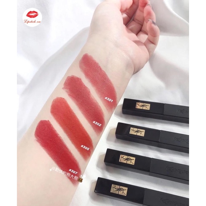 Son YSL Khắc Tên , FULL Túi Hộp,Son YSL Slim 301,302,303,304,305,306,307,308,309,313,314,315,312