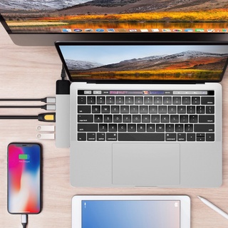 Cổng chuyển đổi HYPERDRIVE net 6-in-2 hub USB-C chính hãng, tốc độ cao, bảo hành 2 năm (GN28N)