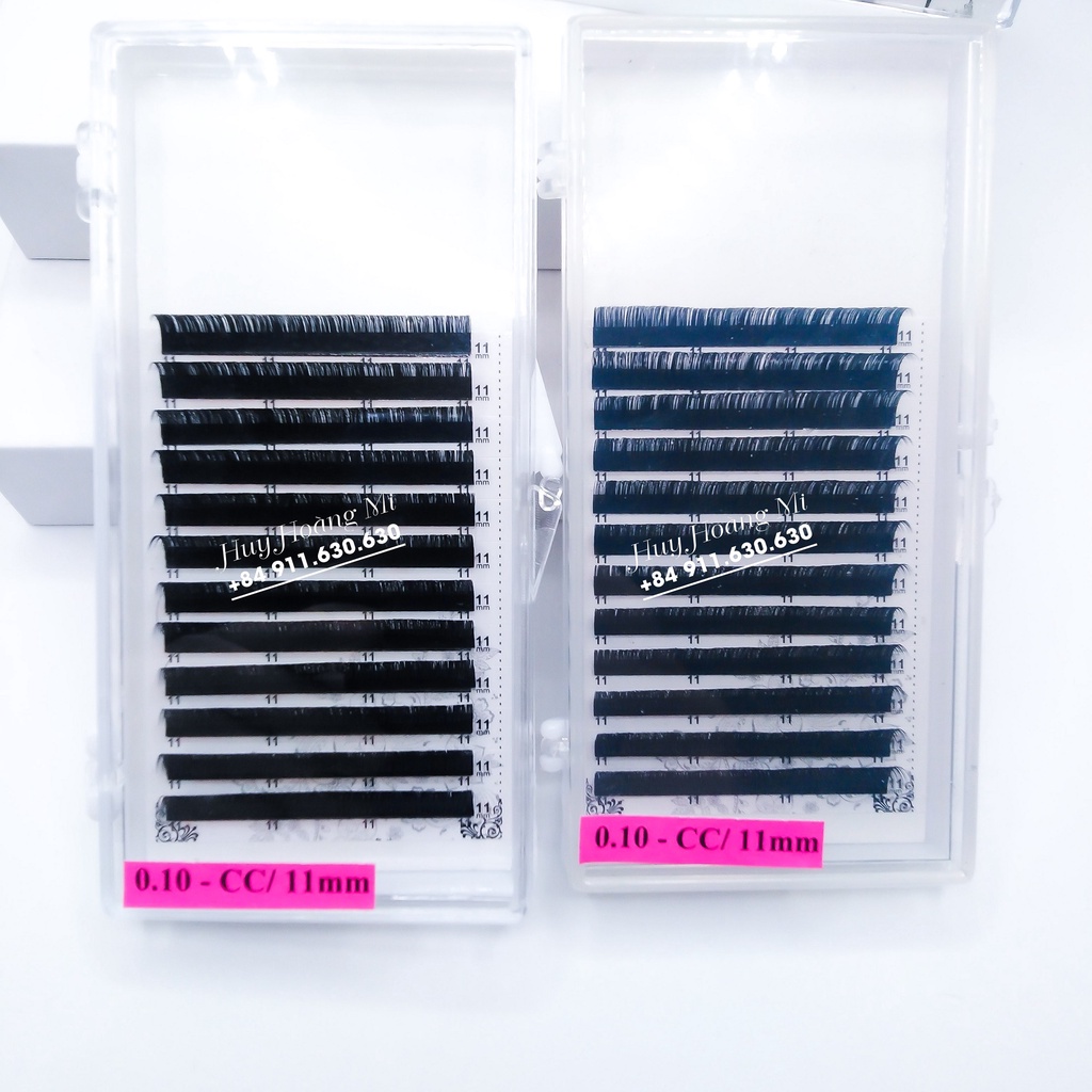 Mi Khay Độ Cong CC Dày 0.05- 0.07- 0.10- 0.12- 0.15 Chất Mi Silk Hàn  Dụng Cụ Nối Mi_Mi Fan_Huy Hoàng Mi
