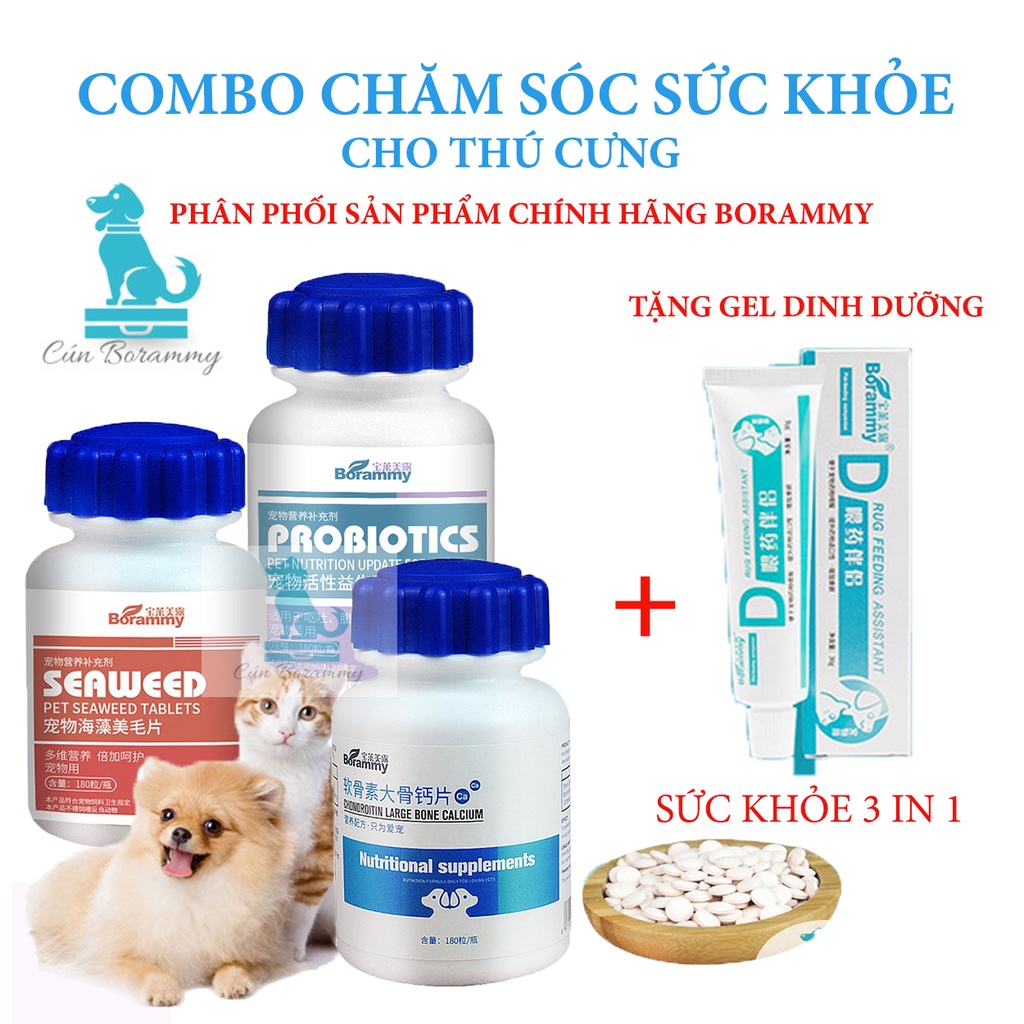 Combo bộ 3 chăm sóc sức khỏe Borammy